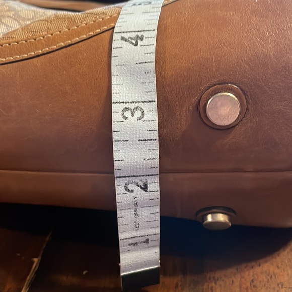 🎉HP🎉Coach Classic Soho Satchel Canvas & Leather Handbag/Purse #7080 - Picture 9 of 9